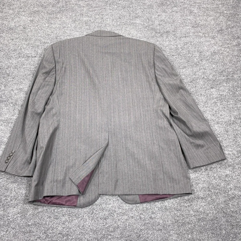 Cremieux Loro Piana Suit Jacket Mens 46 Gray Wool Blazer Single-Breasted‎